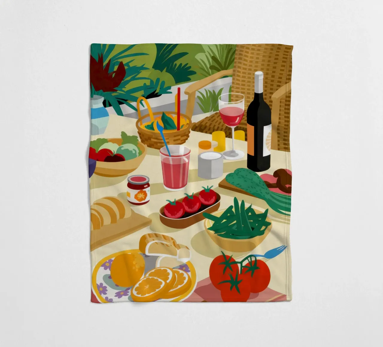 Un ricco picnic coperta in pile da Mark Solaria