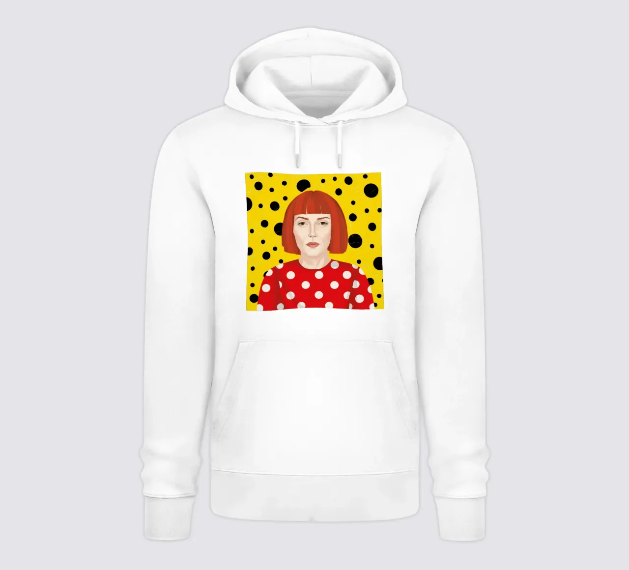 Pop Art a pois felpa con cappuccio da Selene Shade