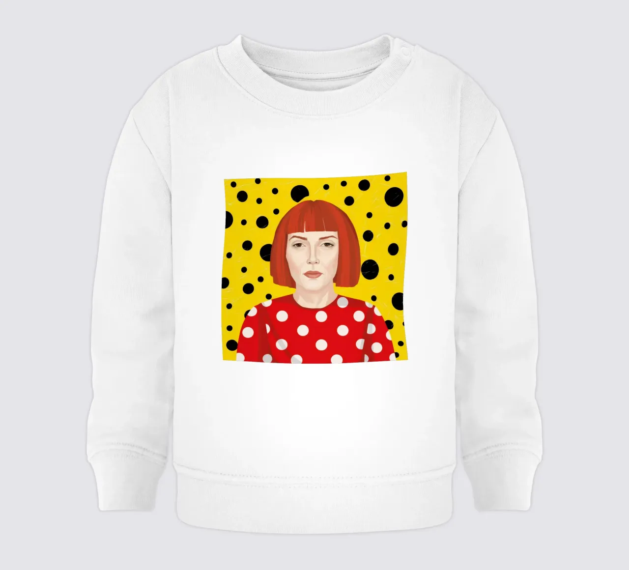 Pop Art a pois felpa neonato da Selene Shade