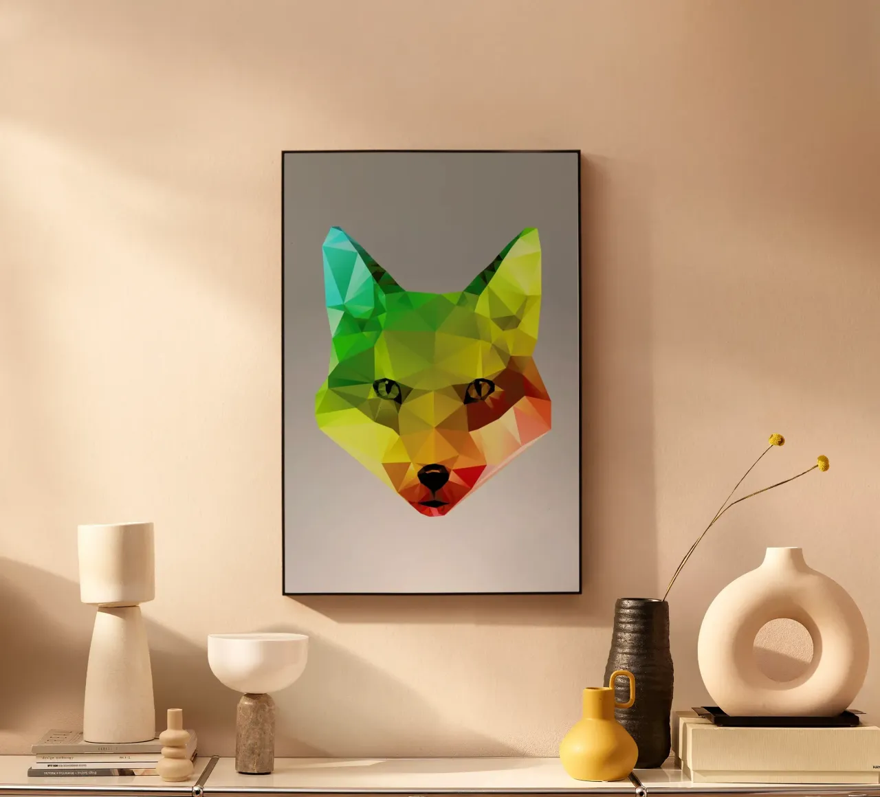 Glass Fox Face plexiglass da Three Of The Possessed