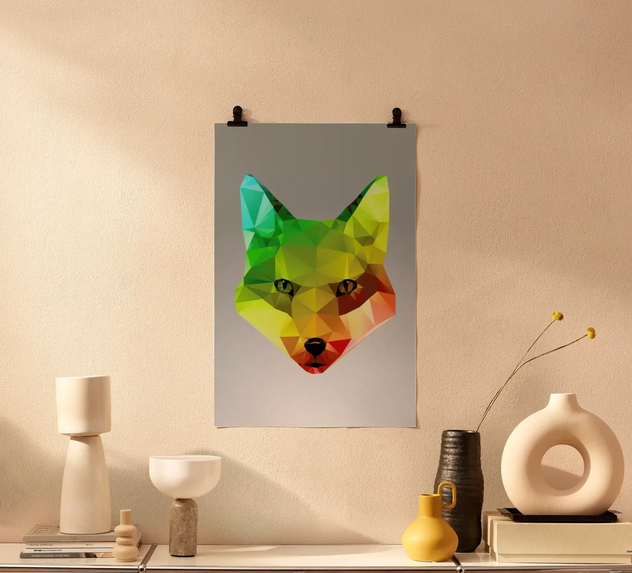 Glass Fox Face Hahnemühle von Three Of The Possessed