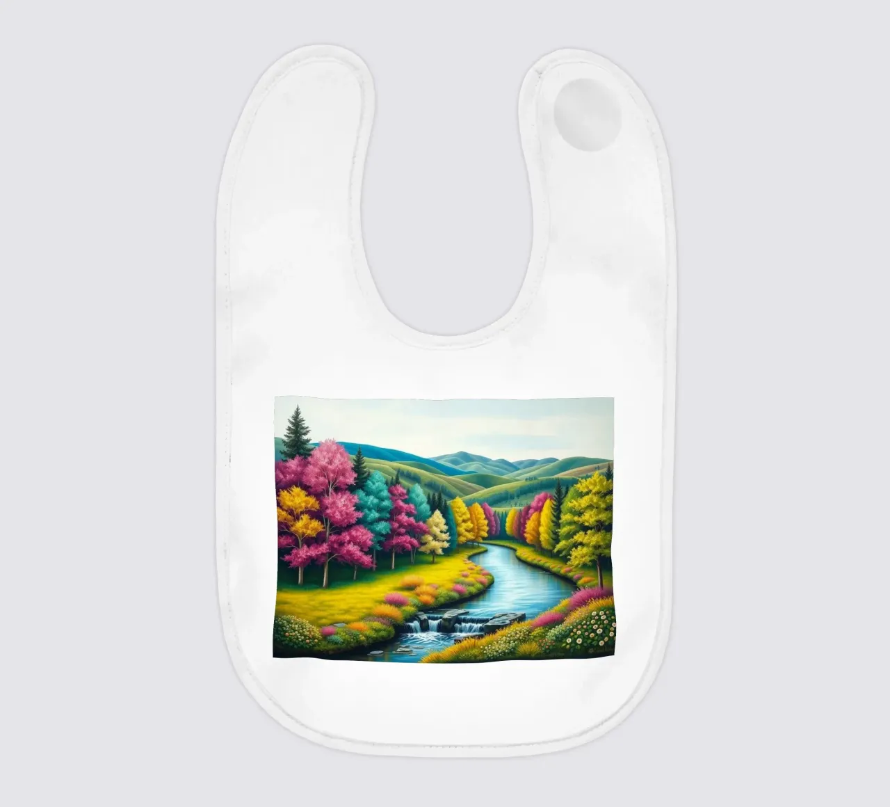 Un caleidoscopio di colori autunnali e un paesaggio acquatico sereno bavaglino da Artistic-shop