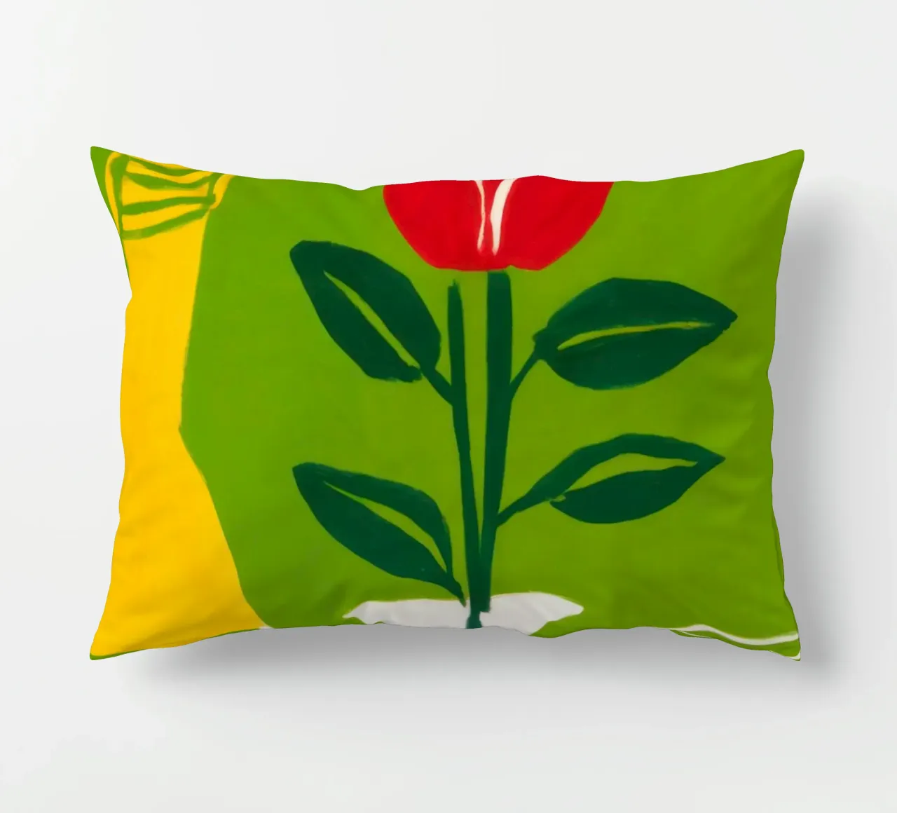 Singola rosa rossa cuscino da Mark Solaria