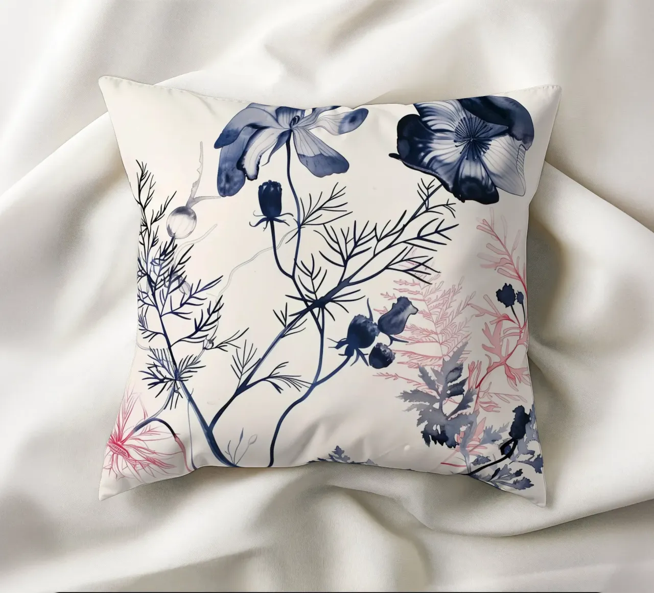 Notturno botanico cuscino da Sophia Calder Studio