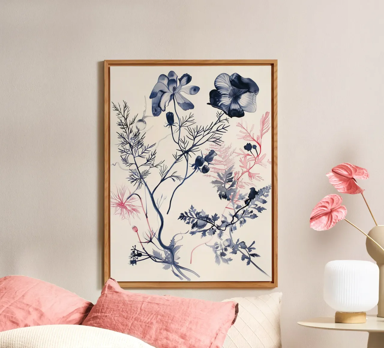 Notturno botanico alluminio dibond da Sophia Calder Studio