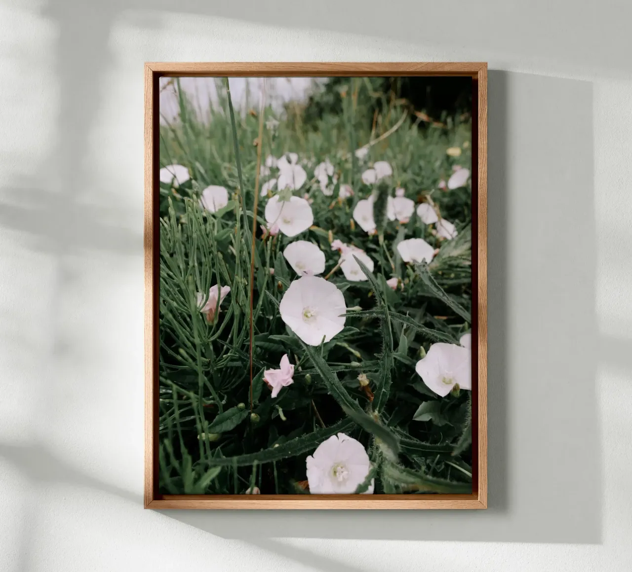 Fiori selvatici tela con Cornice a cassetta da Janine Sommer Fotografie