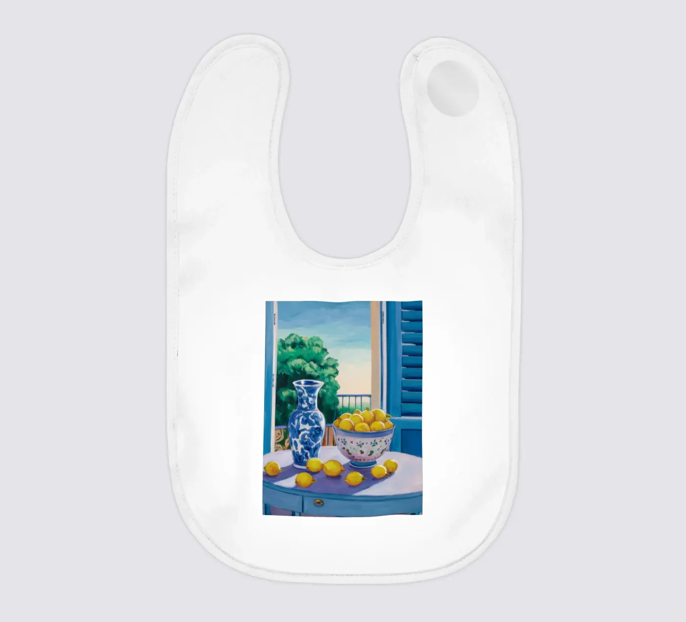 Window with Lemons bavaglino da Trace Brush