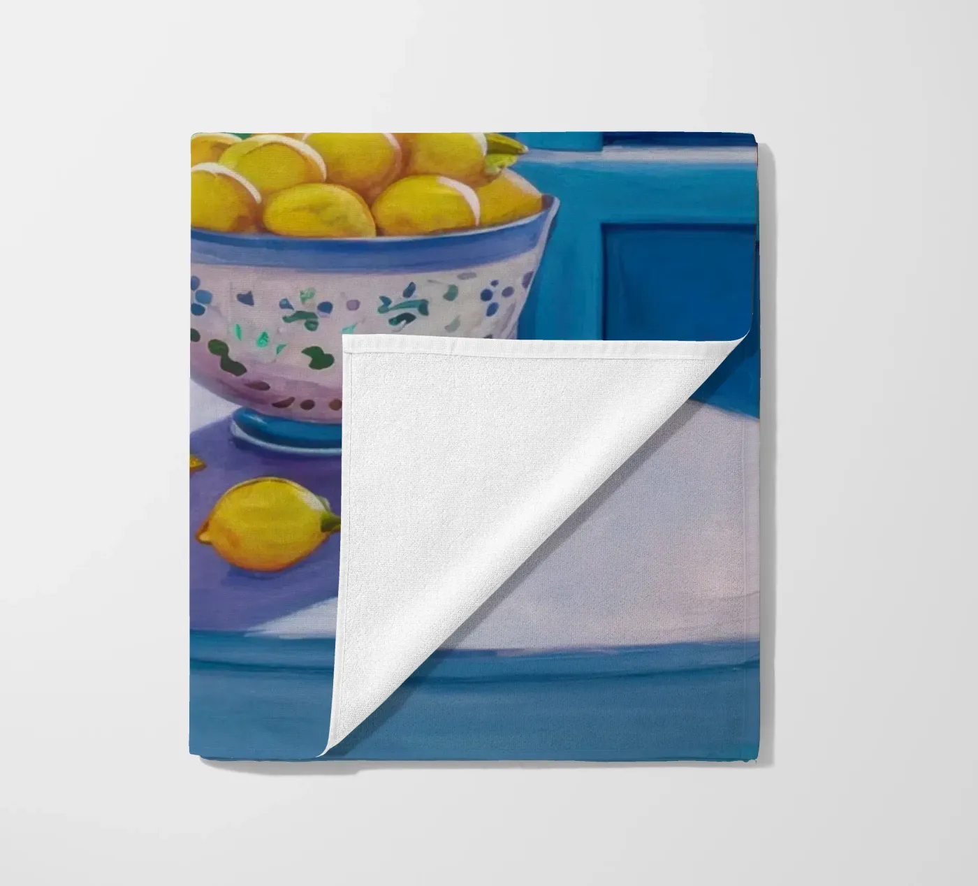 Finestra con i limoni telo mare da Trace Brush