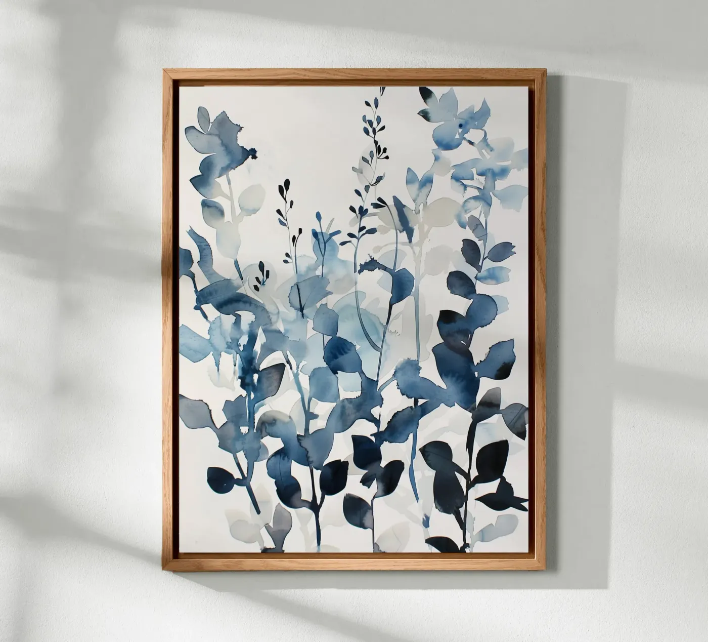 Leafy Shadows forex plate by Sophia Calder Studio