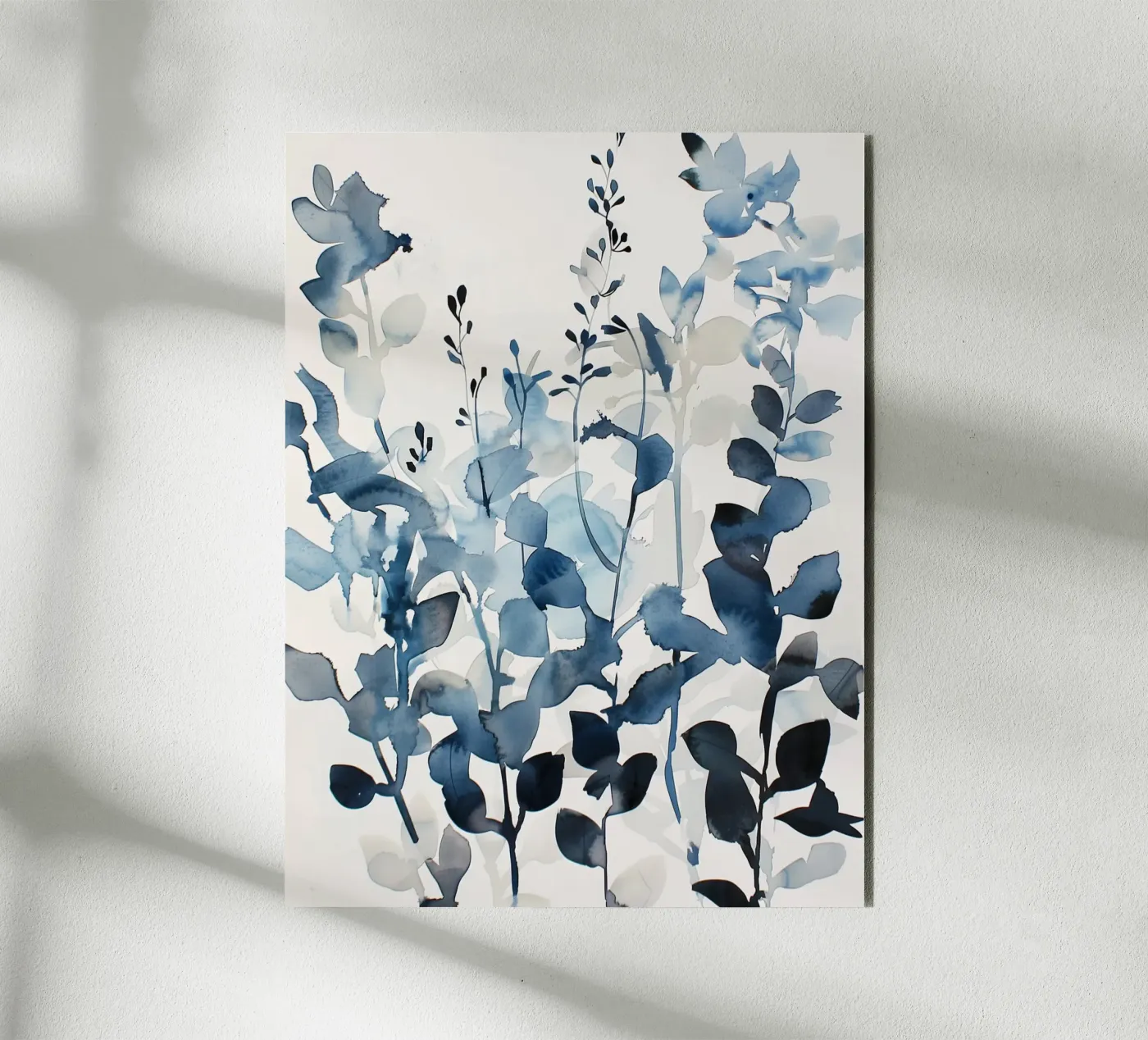 Leafy Shadows forex plate by Sophia Calder Studio