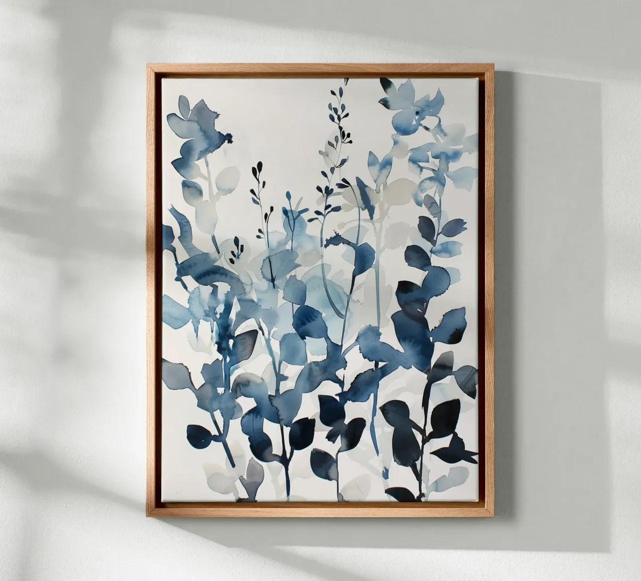 Lommerrijke schaduwen canvas met Baklijst van Sophia Calder Studio