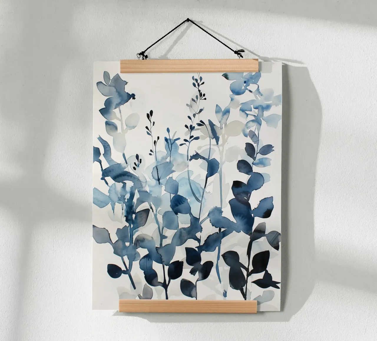 Lommerrijke schaduwen poster met aluminium frame van Sophia Calder Studio