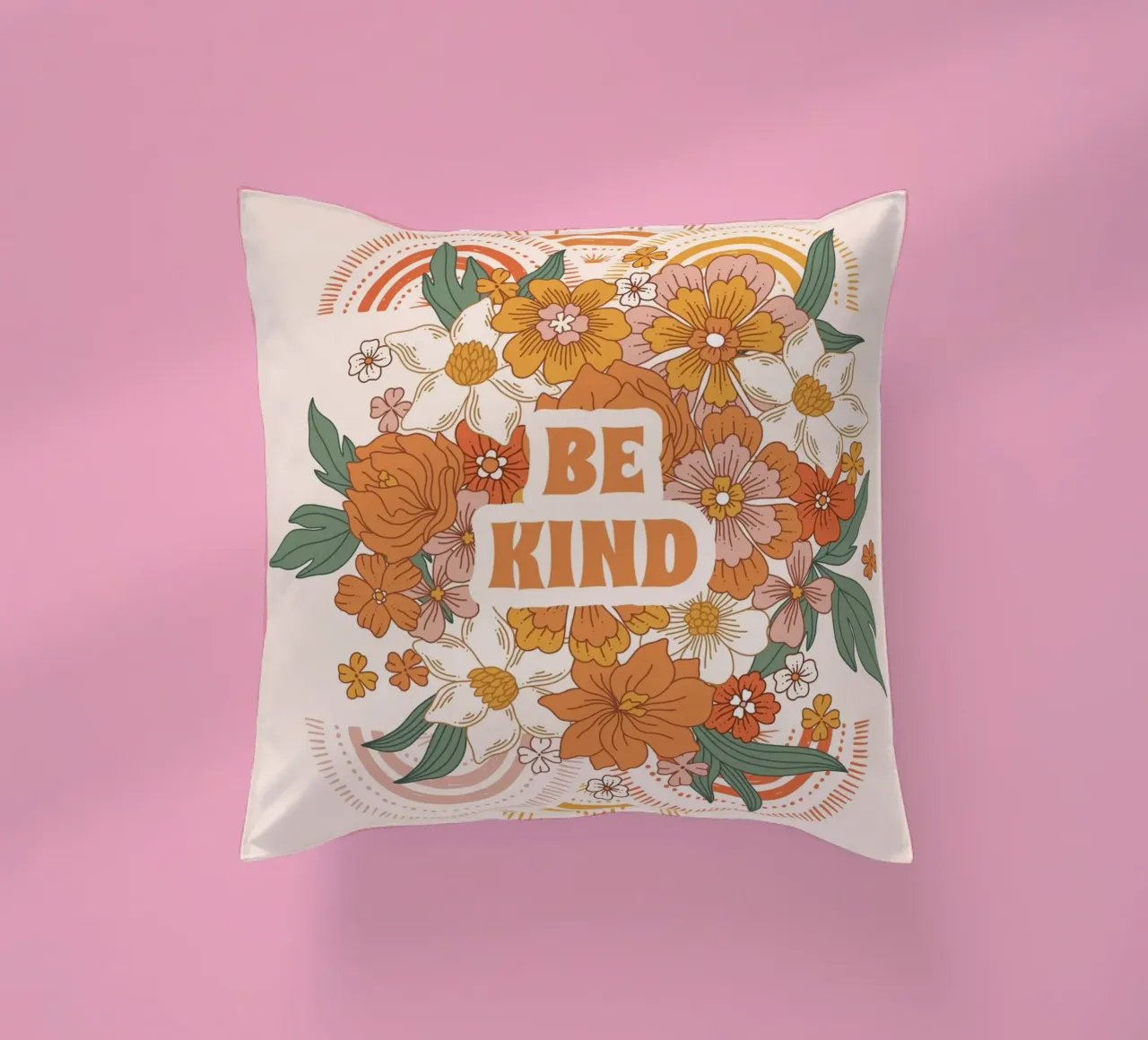 Be Kind Bloom cuscino da vintageshop
