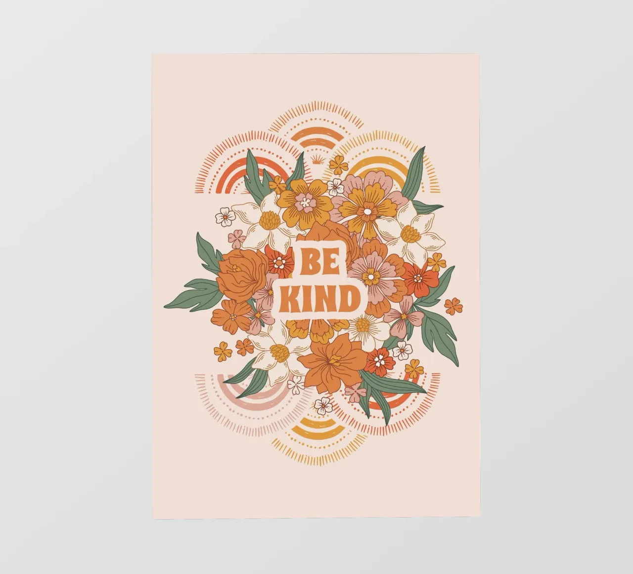 Be Kind Bloom telo in pvc da vintageshop