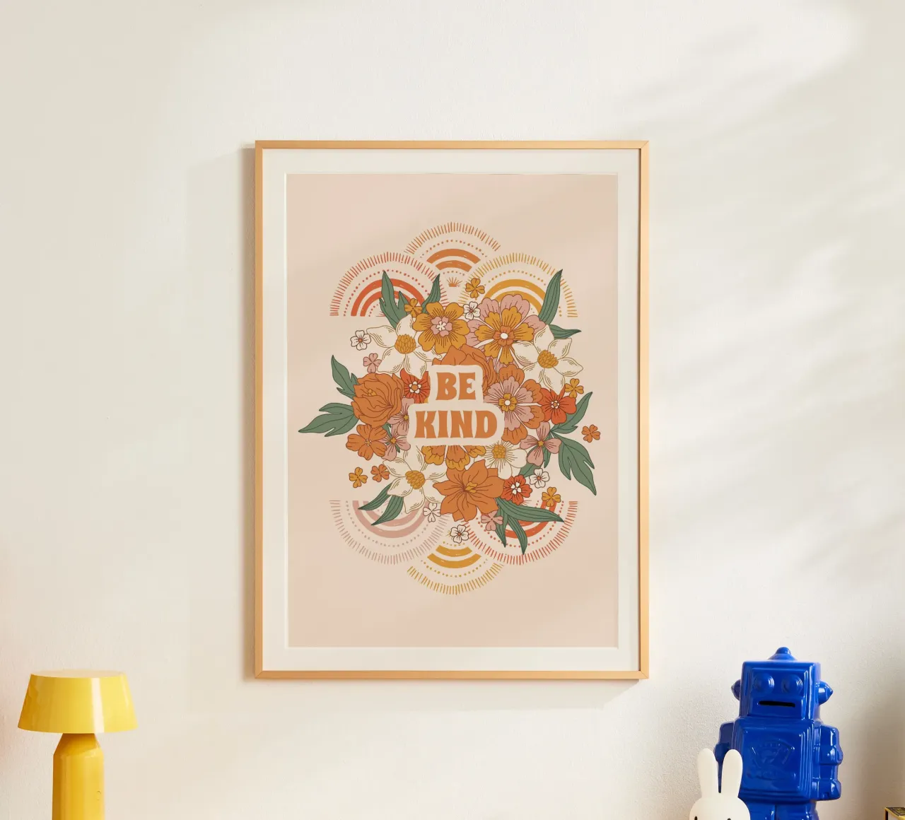 Be Kind Bloom poster da vintageshop