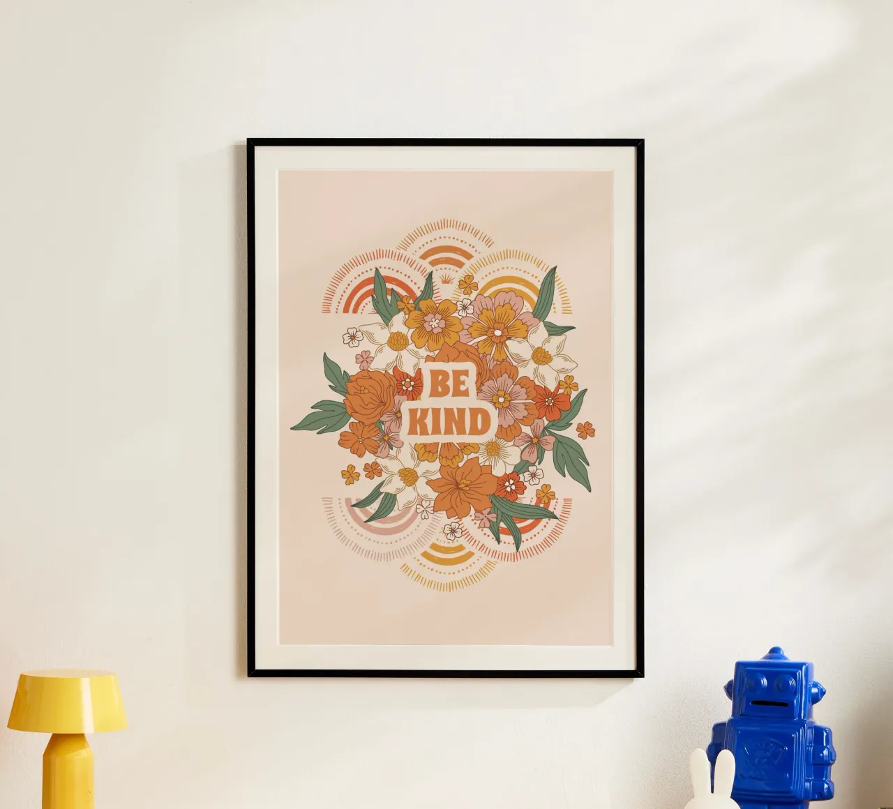 Be Kind Bloom poster da vintageshop