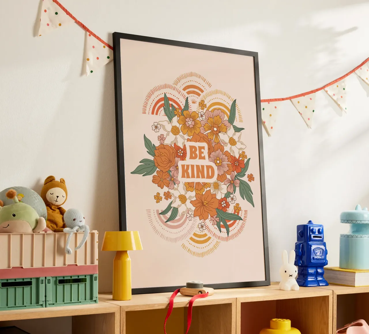 Be Kind Bloom poster da vintageshop