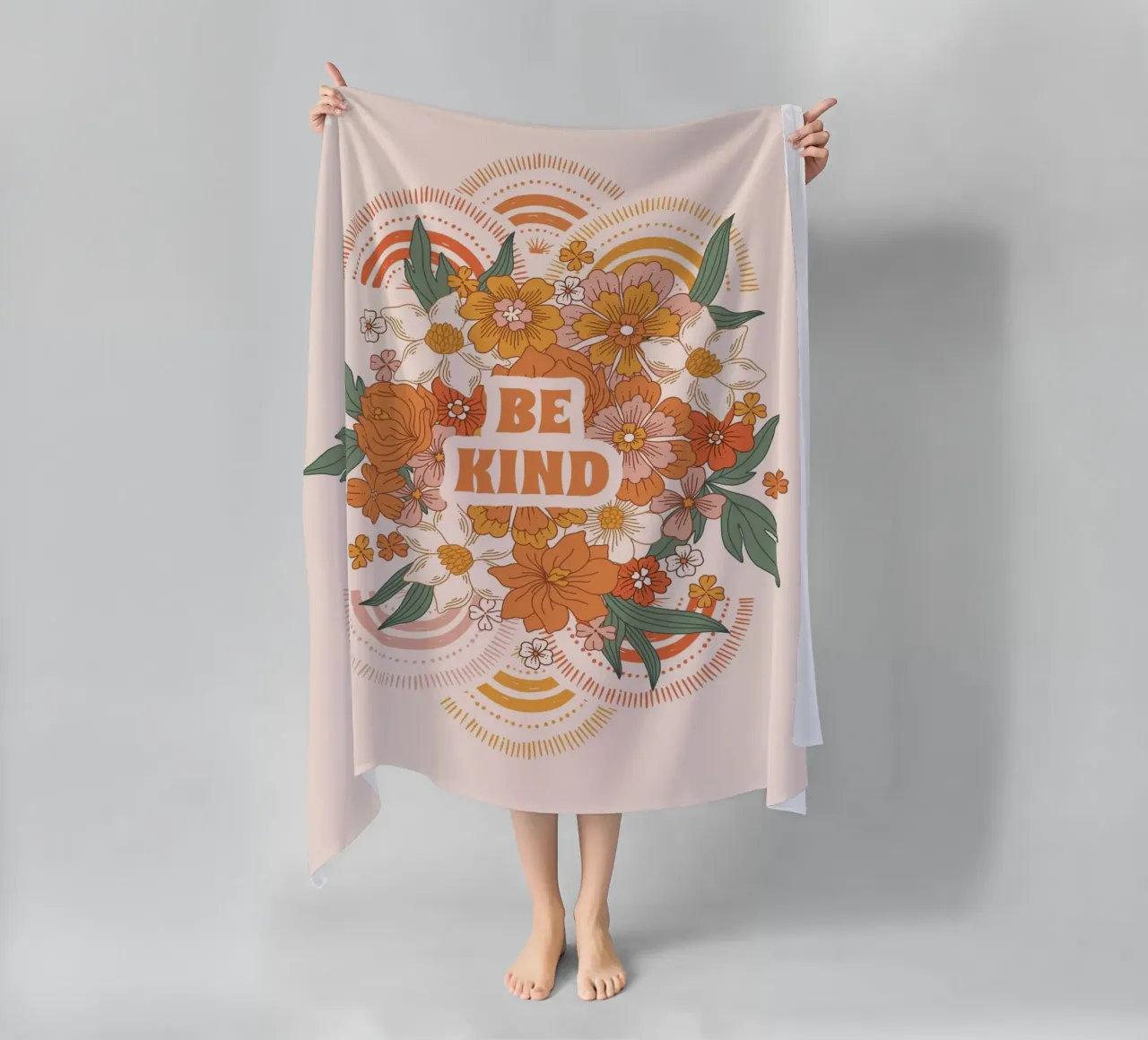 Be Kind Bloom telo mare da vintageshop