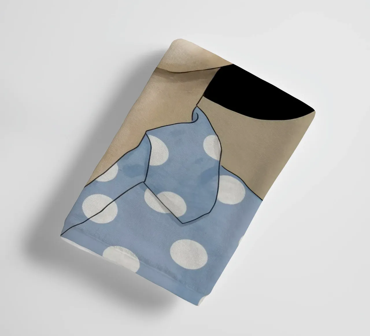 Metamorphic Tulip Portrait towel by Selene Shade