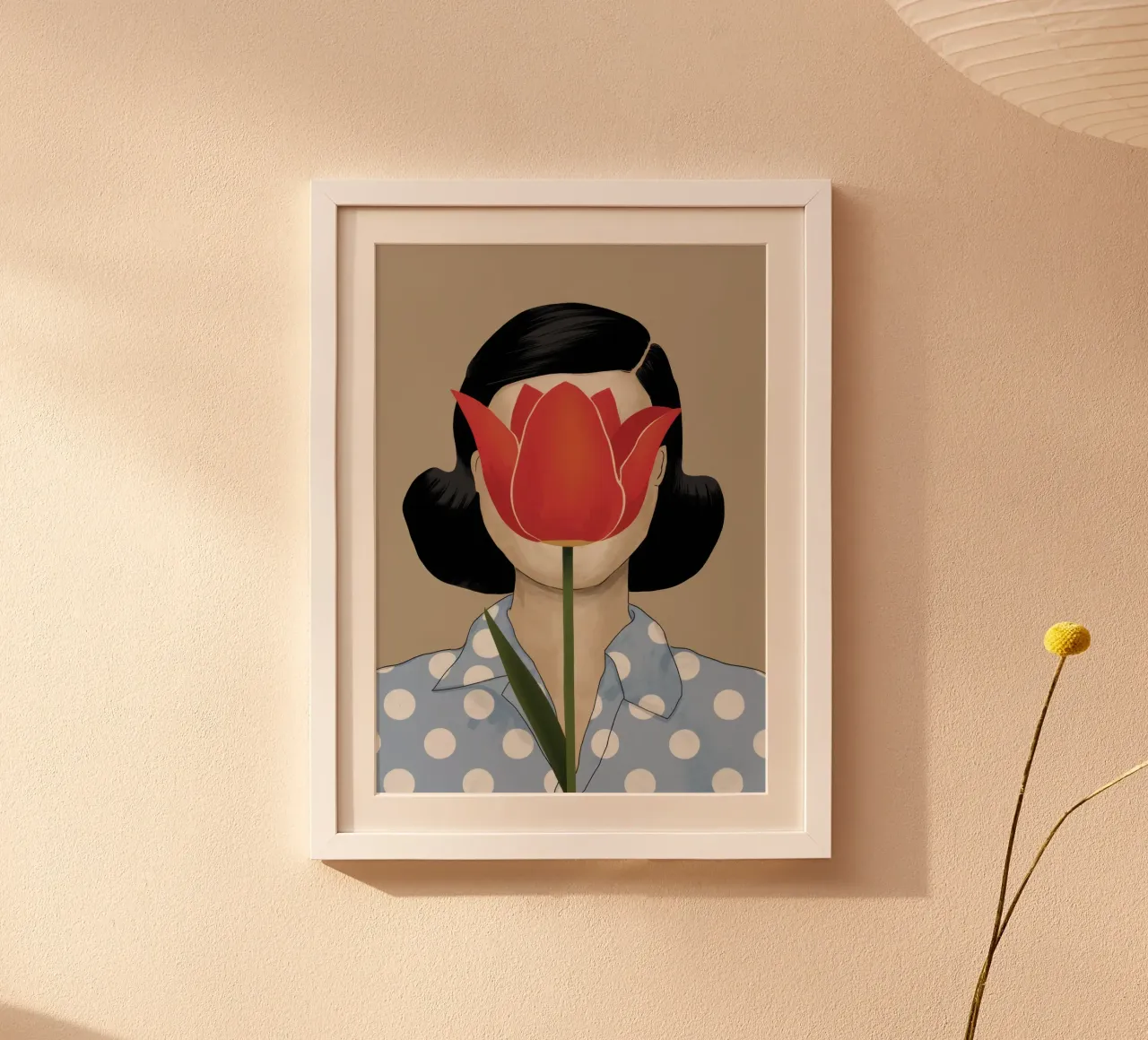 Metamorphic Tulip Portrait poster by Selene Shade