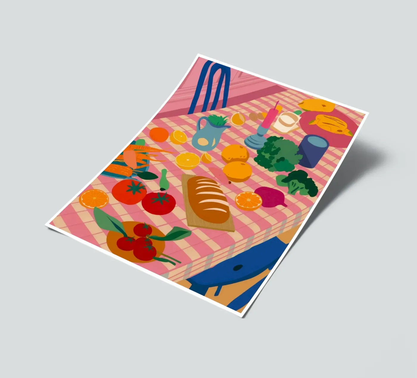 Rustic Lunch Table sticker sheet by Trace Brush