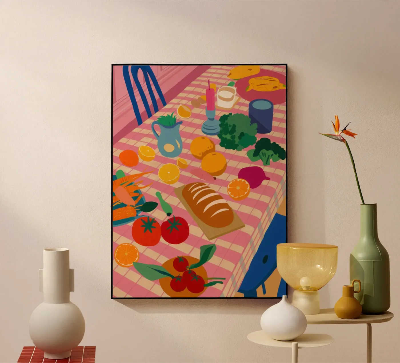 Rustic Lunch Table plexiglass da Trace Brush