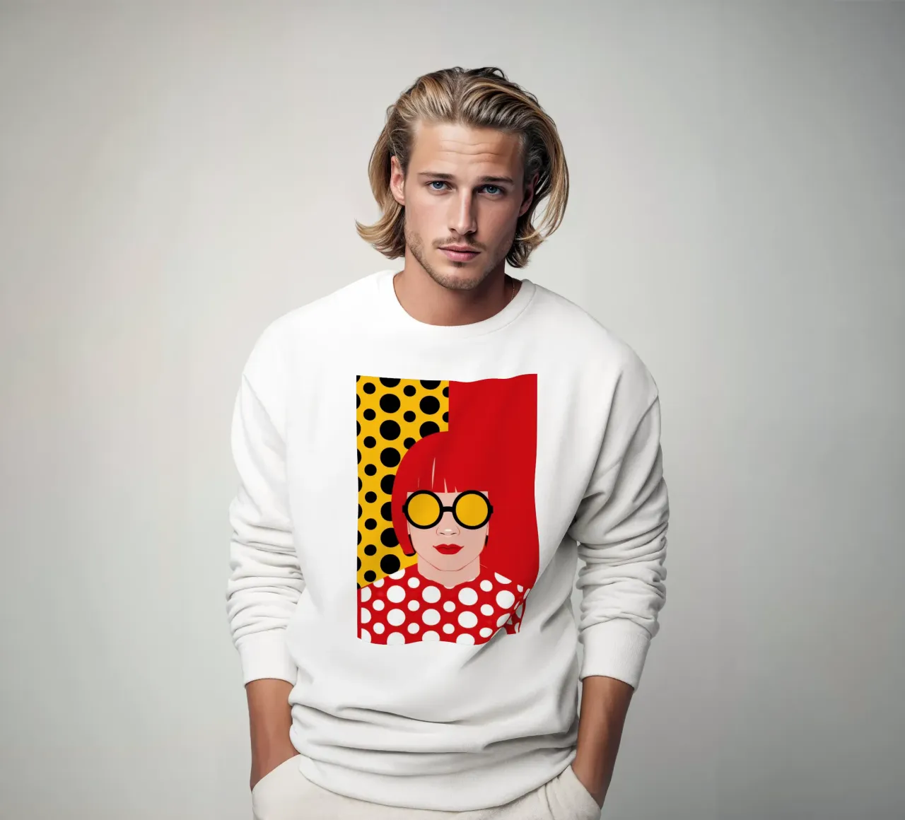 Pop Art a pois felpa da Gaia Viesta