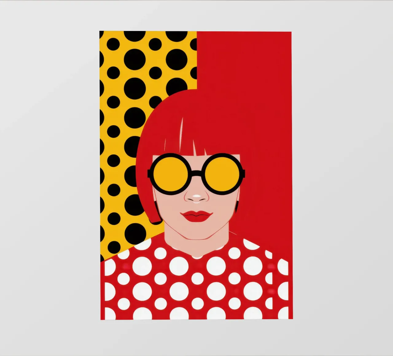 Pop Art a pois pellicola backlit da Gaia Viesta