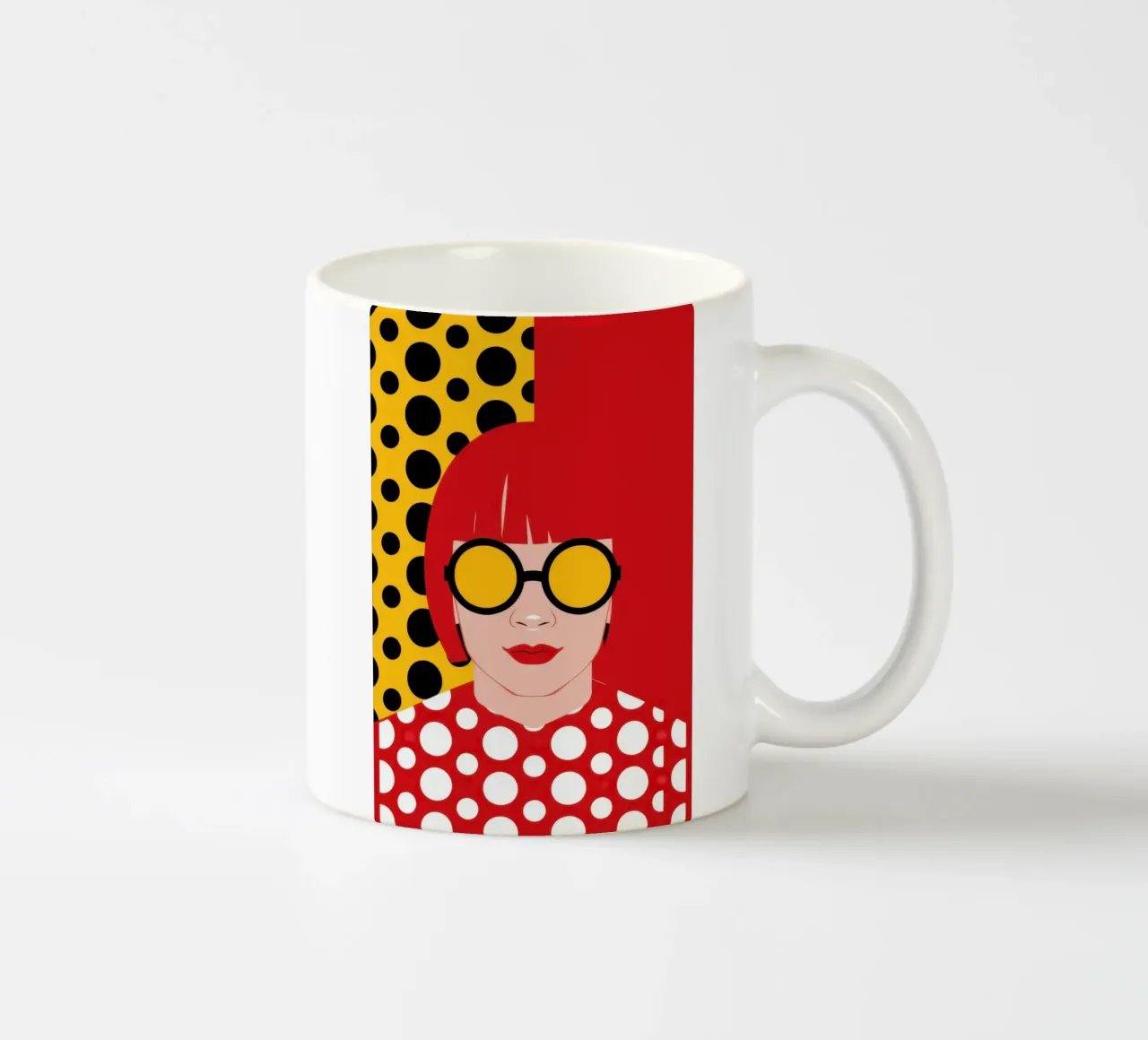 Pop Art a pois tazza in ceramica da Gaia Viesta
