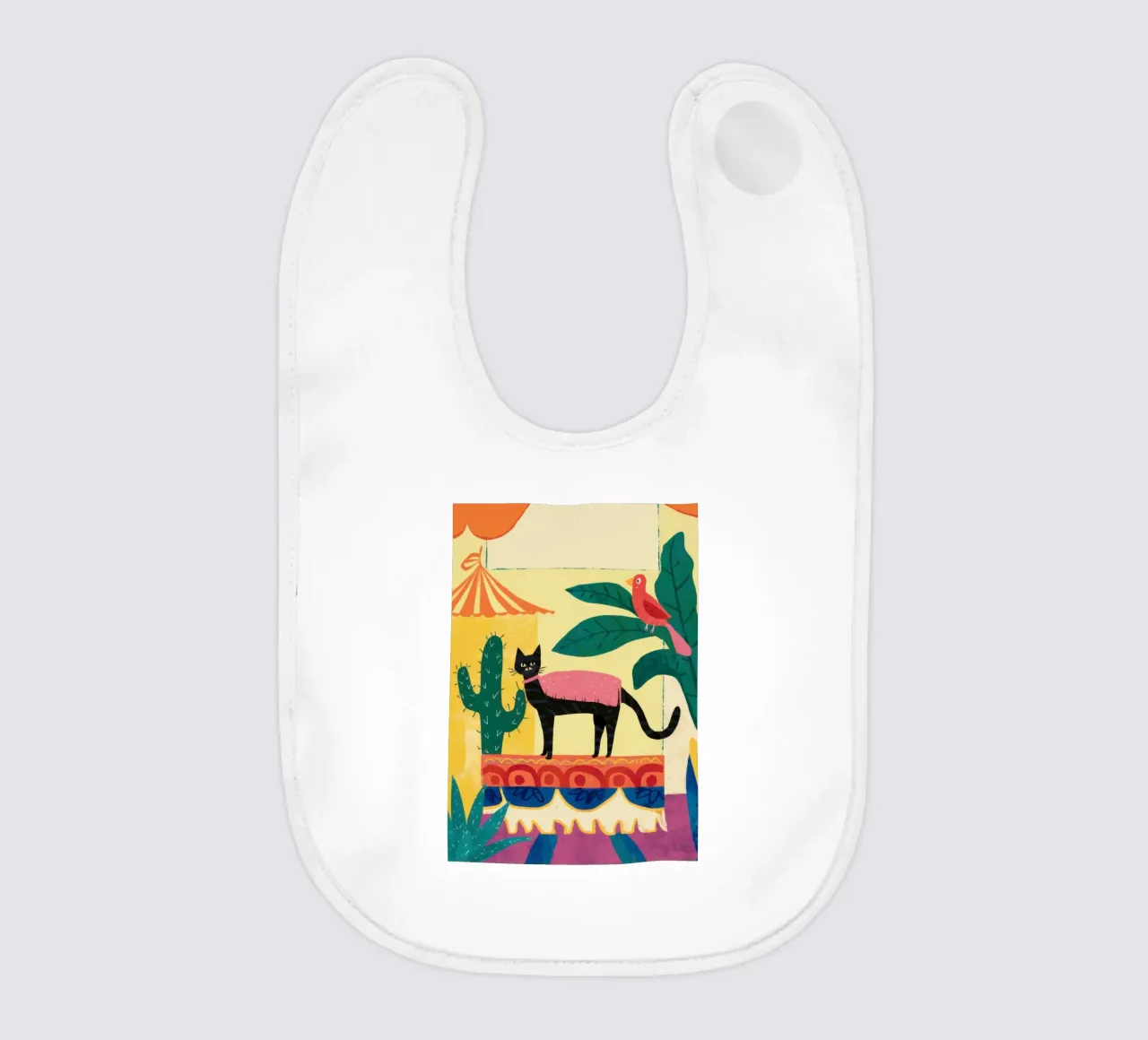 Totem gatto del deserto bavaglino da Trace Brush