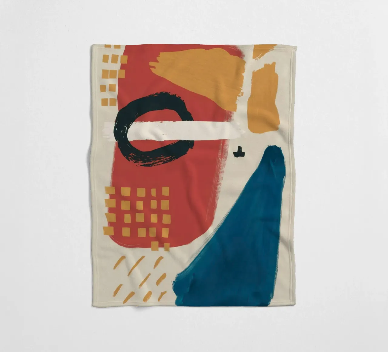 Terracotta Shape Study coperta in pile da Luna Aura