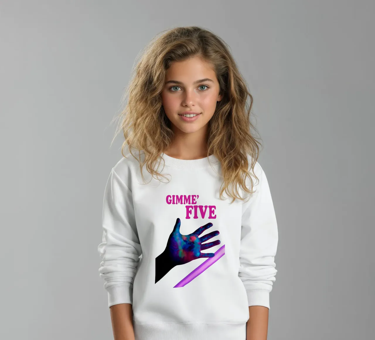 GIMME FIVE 5 felpa bambino da Vintage Van Gogh