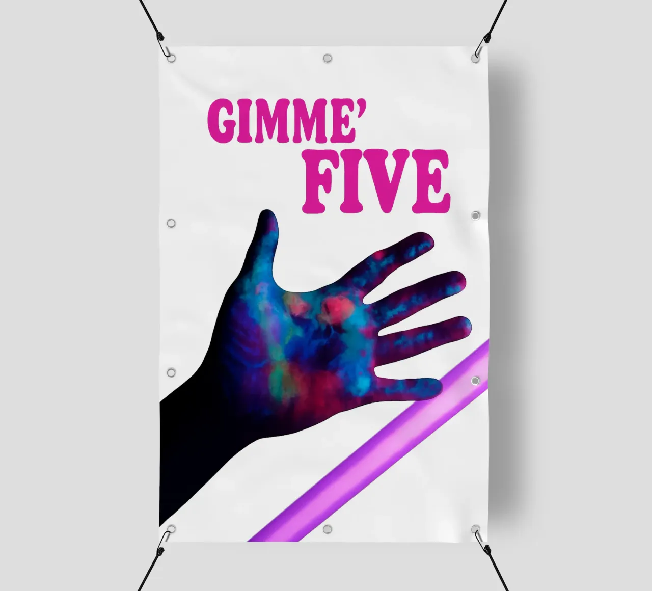 GIMME FIVE 5 telo in pvc da Vintage Van Gogh