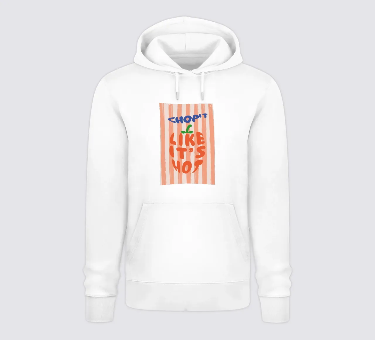 Chop It Like It's Hot - Messer und Paprika - Küchendesign felpa con cappuccio da Typo Designs