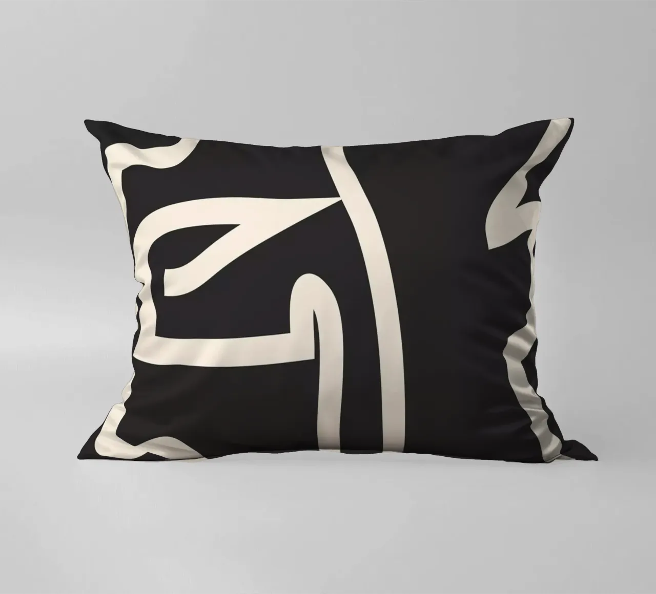 Linea astratta Face cuscino da ThingDesign