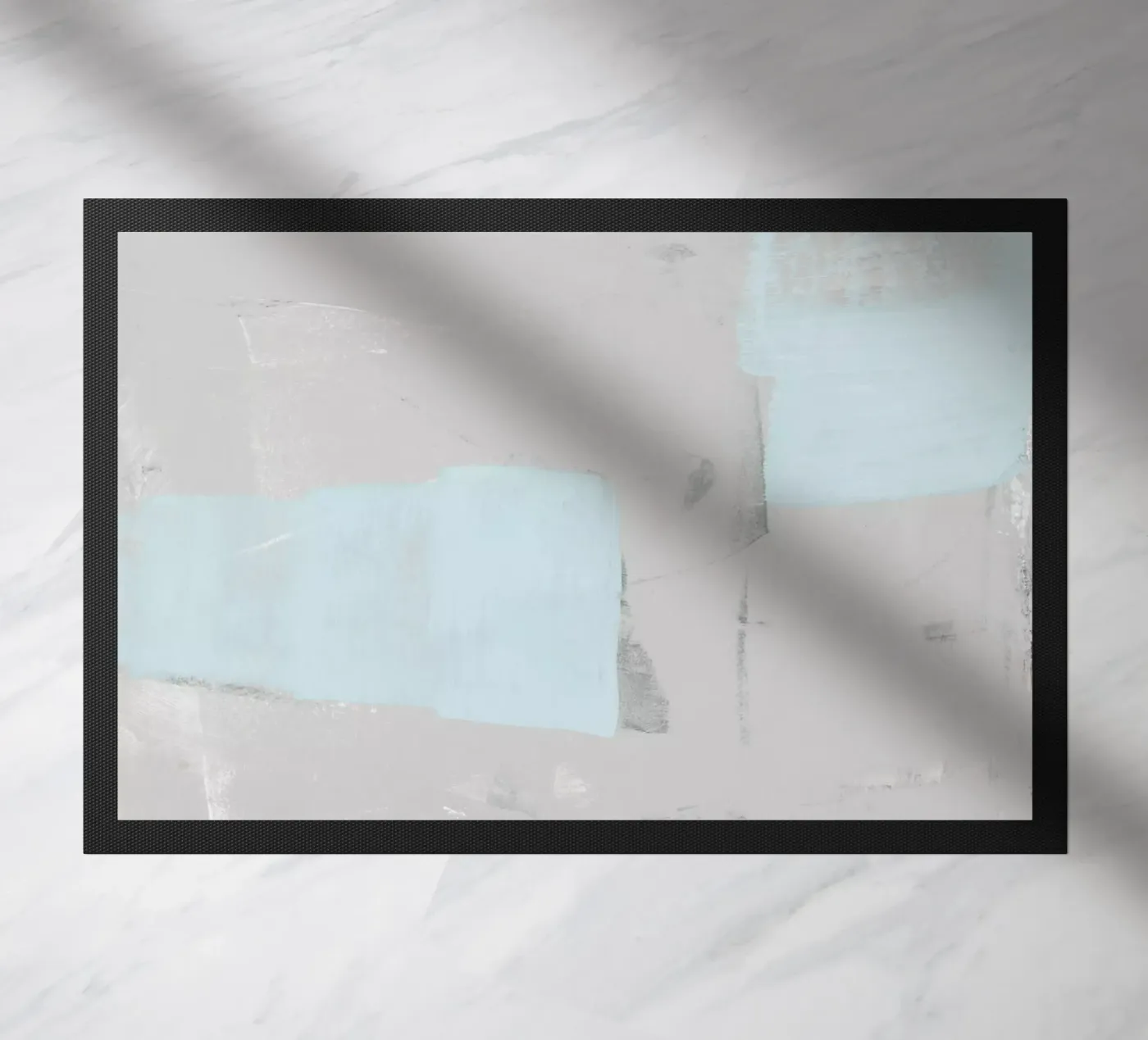 pale blue and grey zerbino da IRIS LEHNHARDT FINE ART