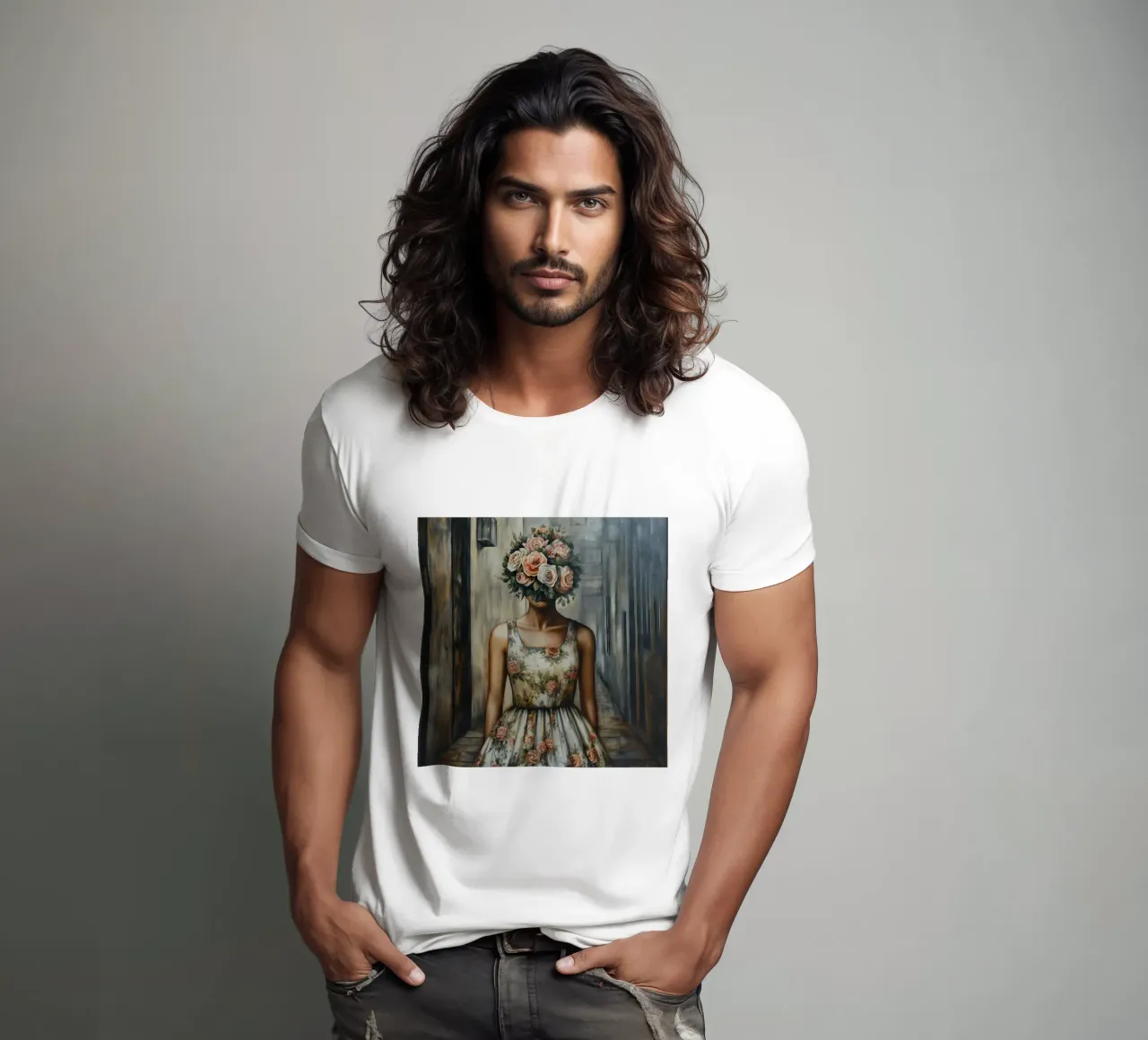 Mente bella come un fiore t-shirt da Motivate-Today