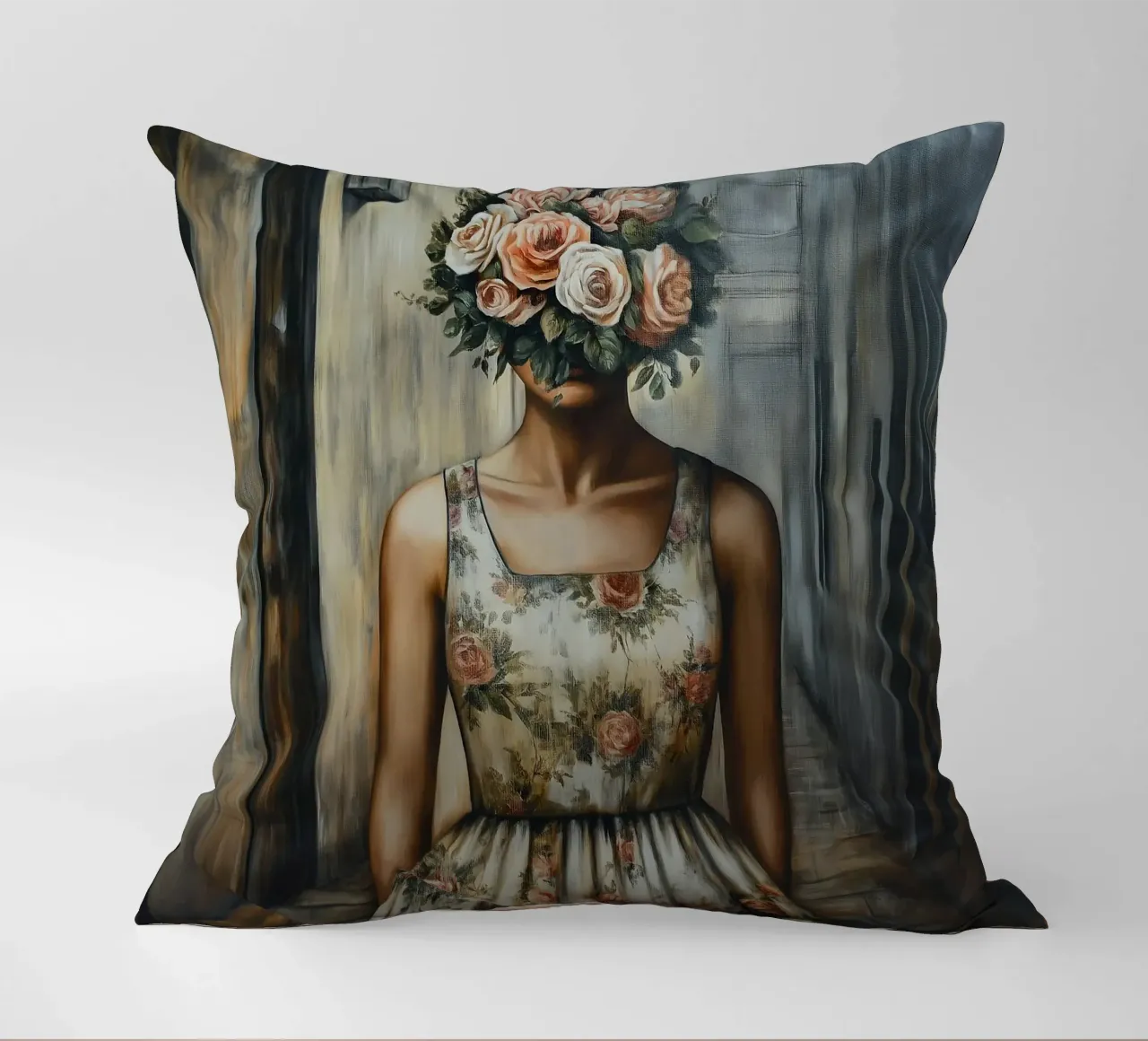 Mente bella come un fiore cuscino da Motivate-Today