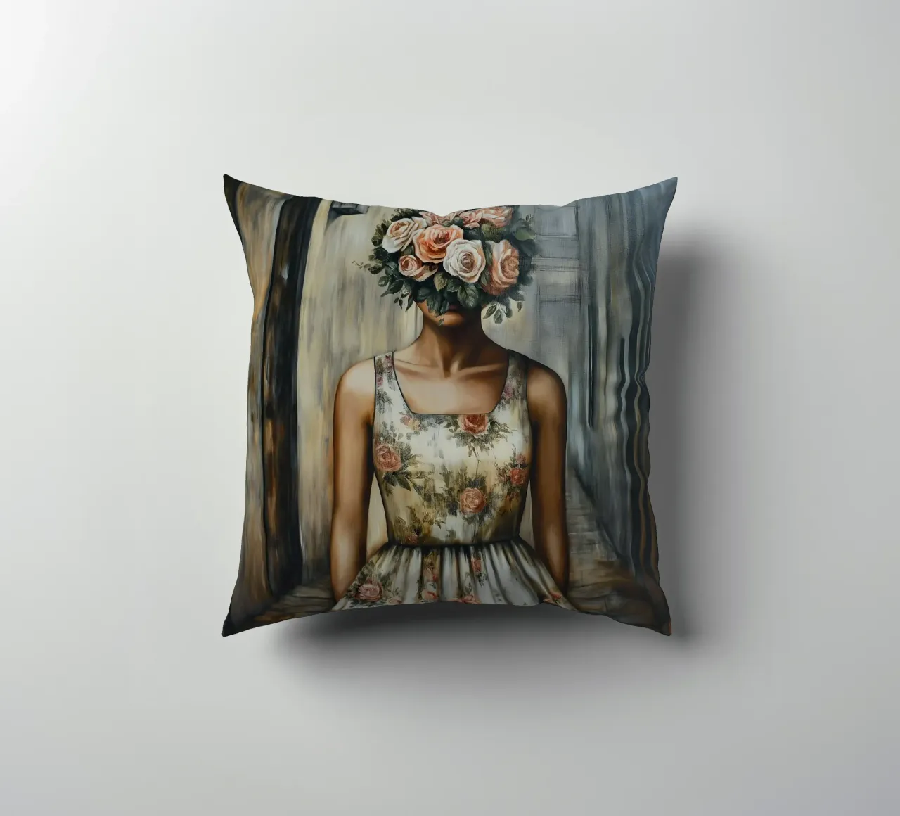 Mente bella come un fiore cuscino da Motivate-Today