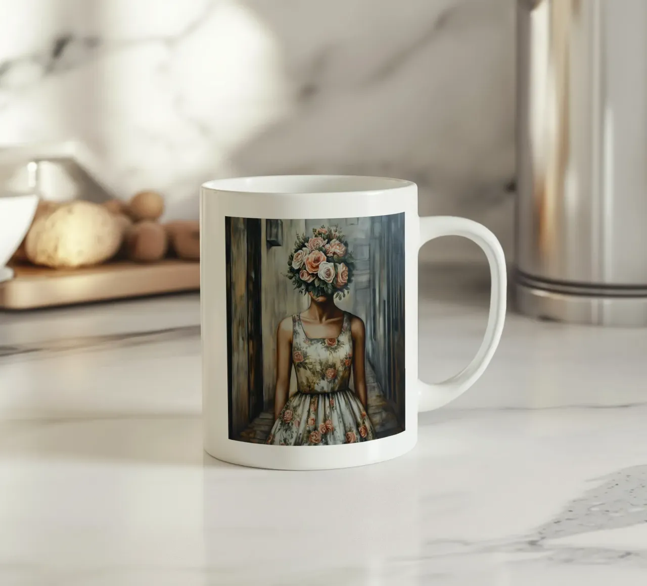 Mente bella come un fiore tazza in ceramica da Motivate-Today