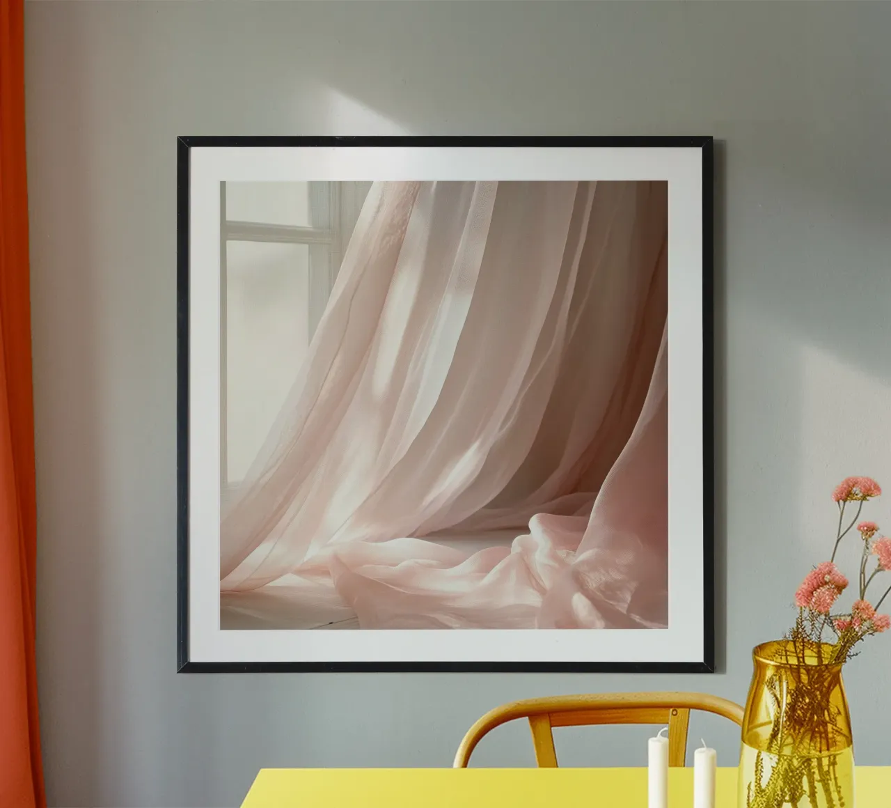 Lampo di luce di colore bianco poster da StillVibe Home