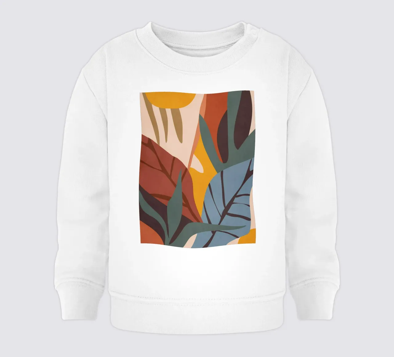 Abstract Art Jungle baby sweatshirt by ThingDesign