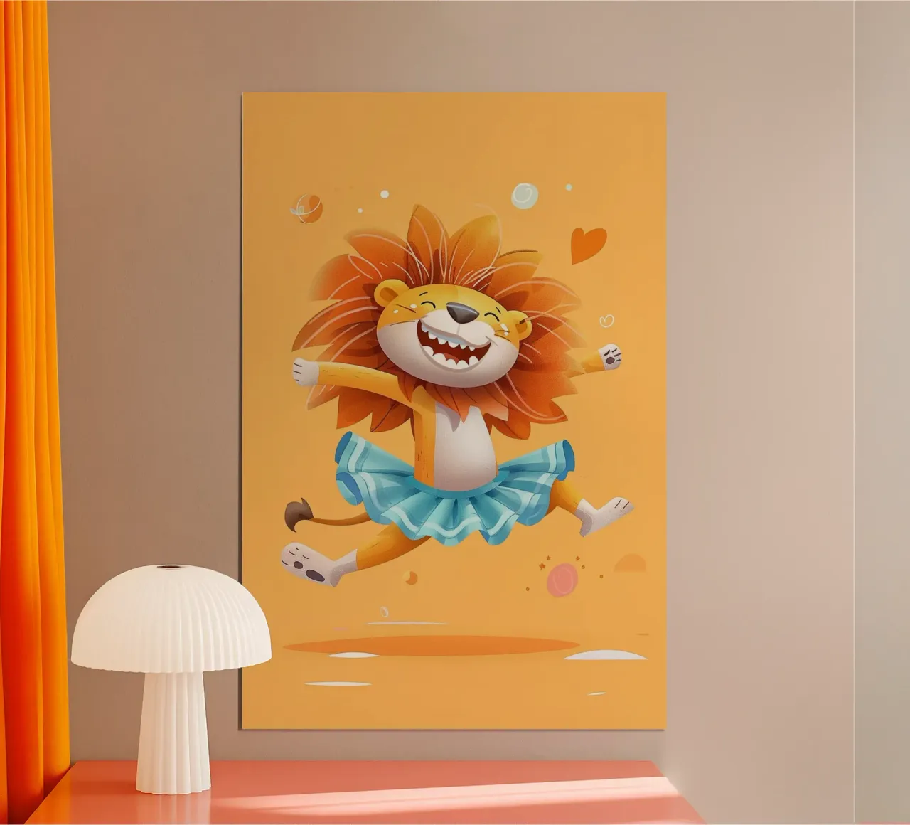 The Ballet Dancing Lion poster da wonderfolk