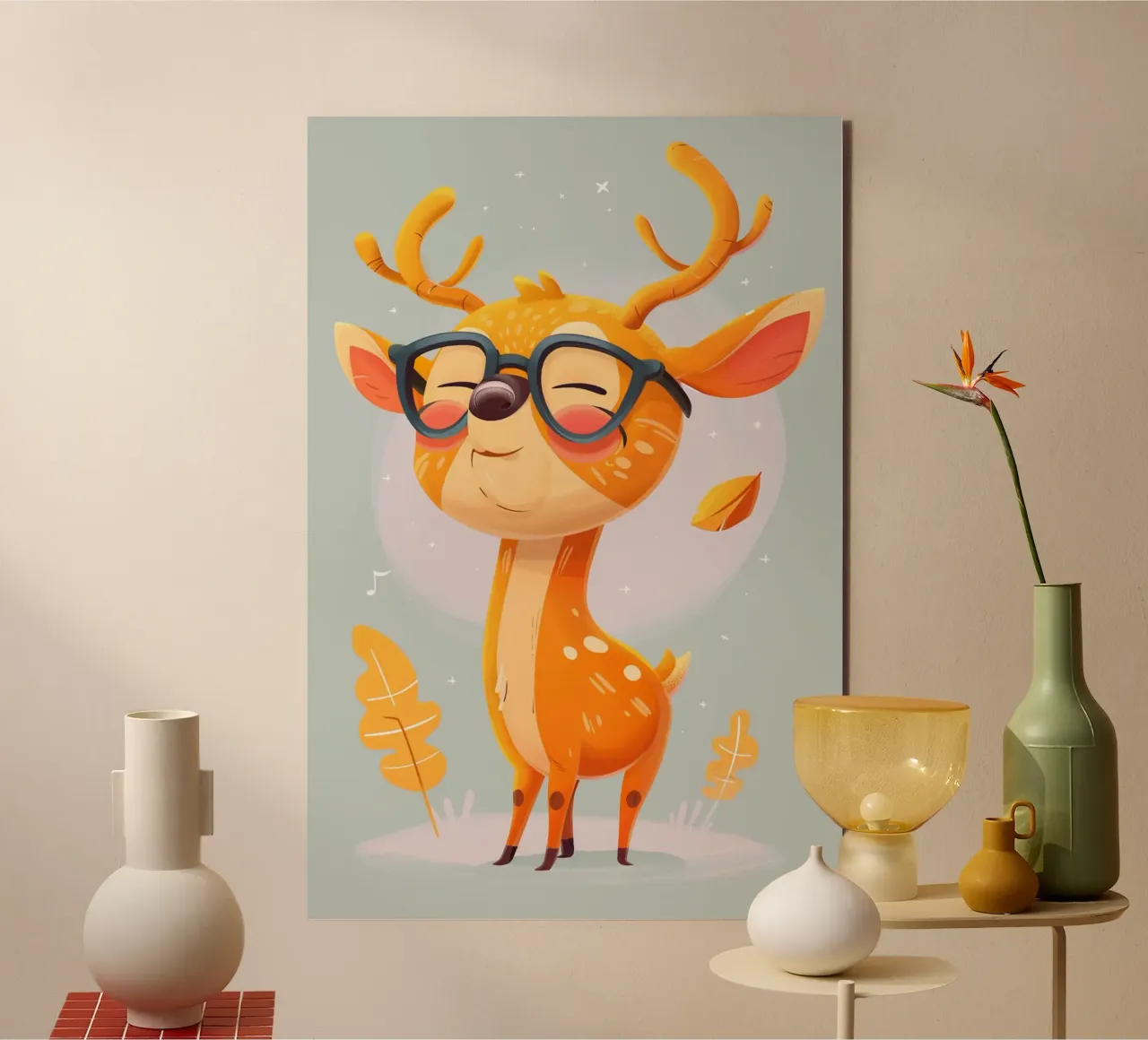 The Stylish Deer alluminio dibond da wonderfolk