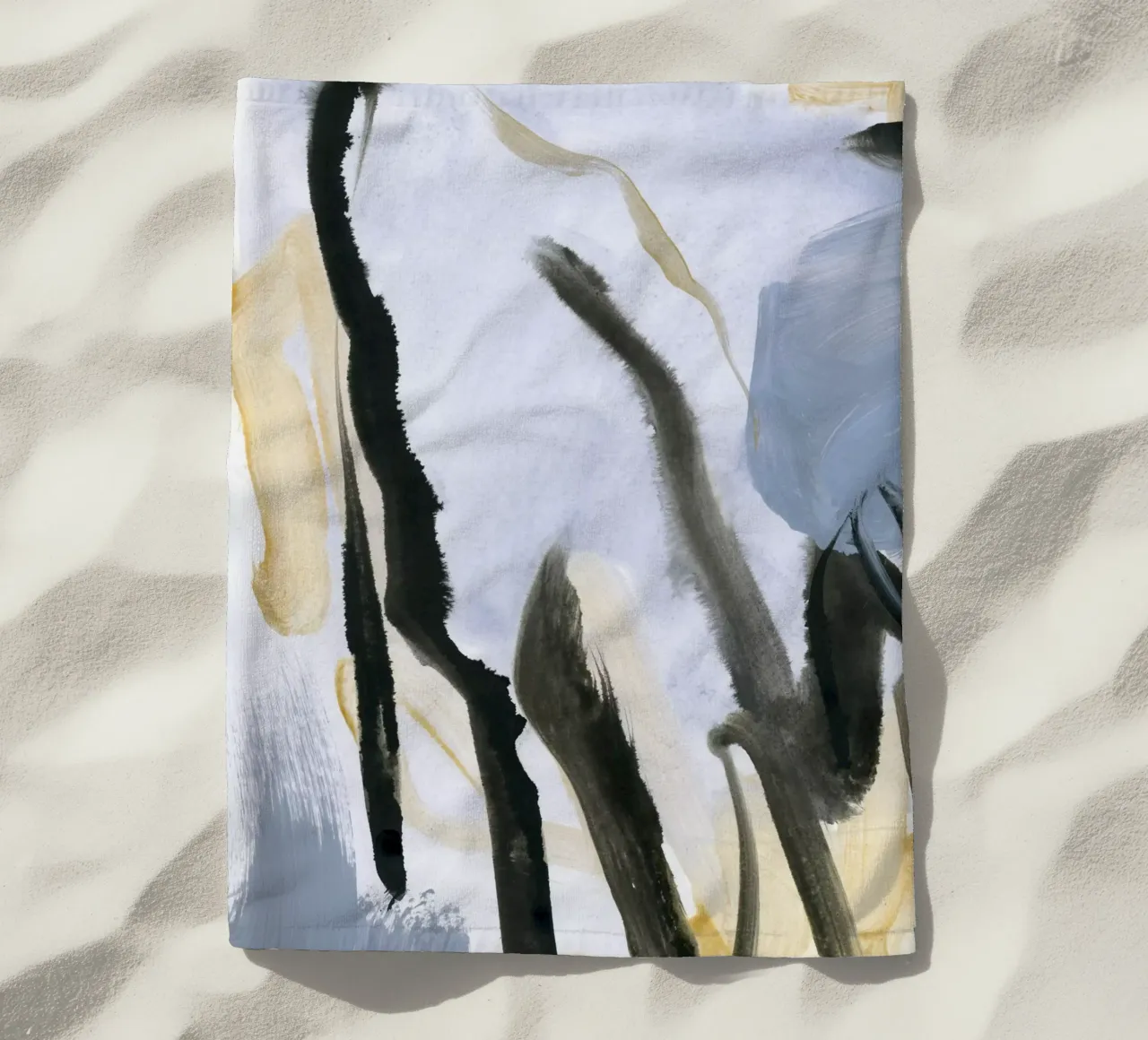 abstract & minimal 1 serviette de plage de IRIS LEHNHARDT FINE ART