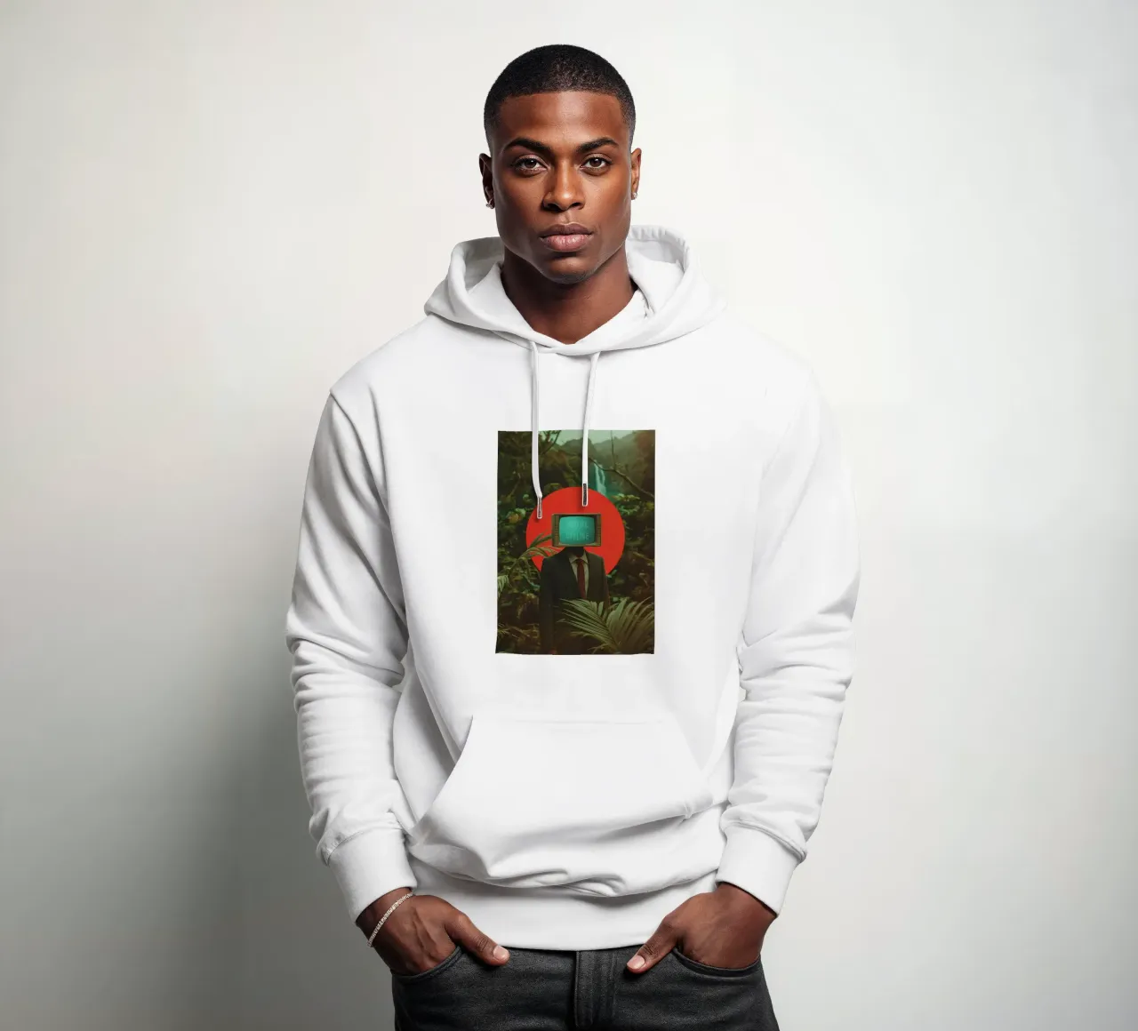 Sei offline felpa con cappuccio da Dapidoka