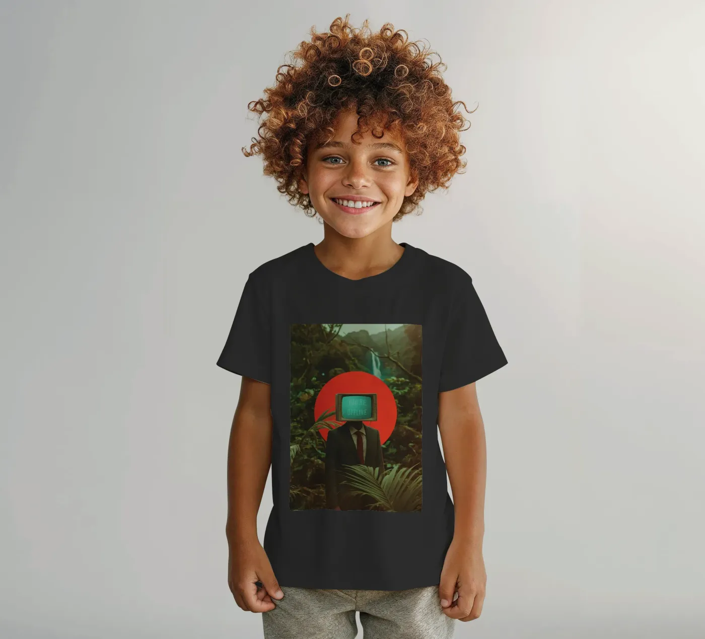Sei offline t-shirt bambini da Dapidoka