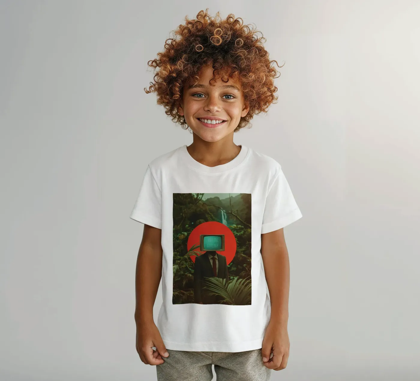 Sei offline t-shirt bambini da Dapidoka