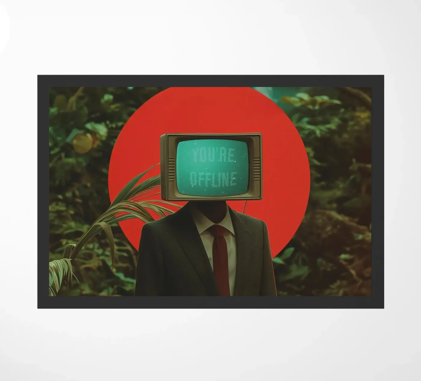 You're Offline deurmat van Dapidoka