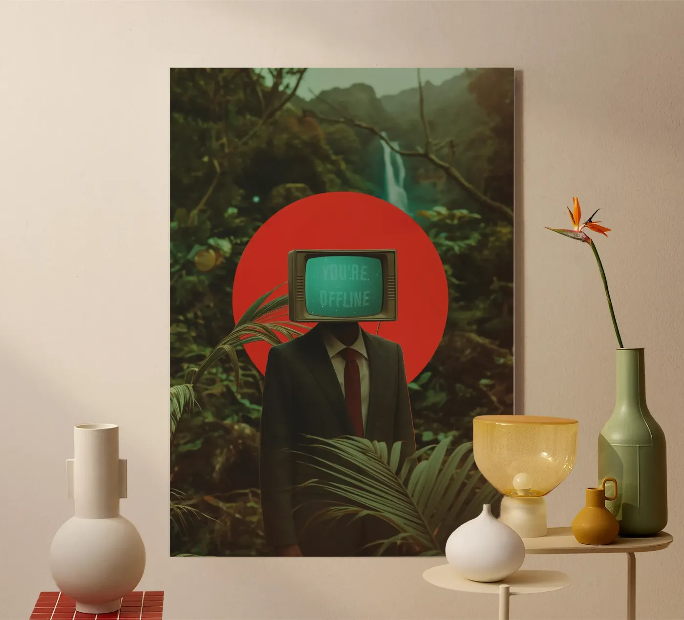You're Offline plexiglas de Dapidoka